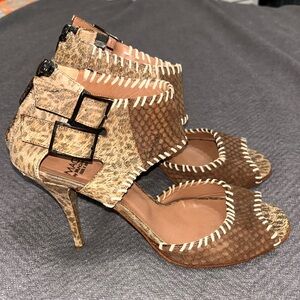 MAGLI by Bruno Magli anima print high heel shoes. Size 37 or size 6.5